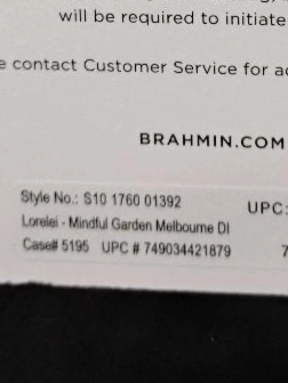 Brahmin Lorelei Mindful Garden Melbourne Shoulder Bag NWT